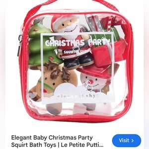 Christmas Party Bath Toy Collection